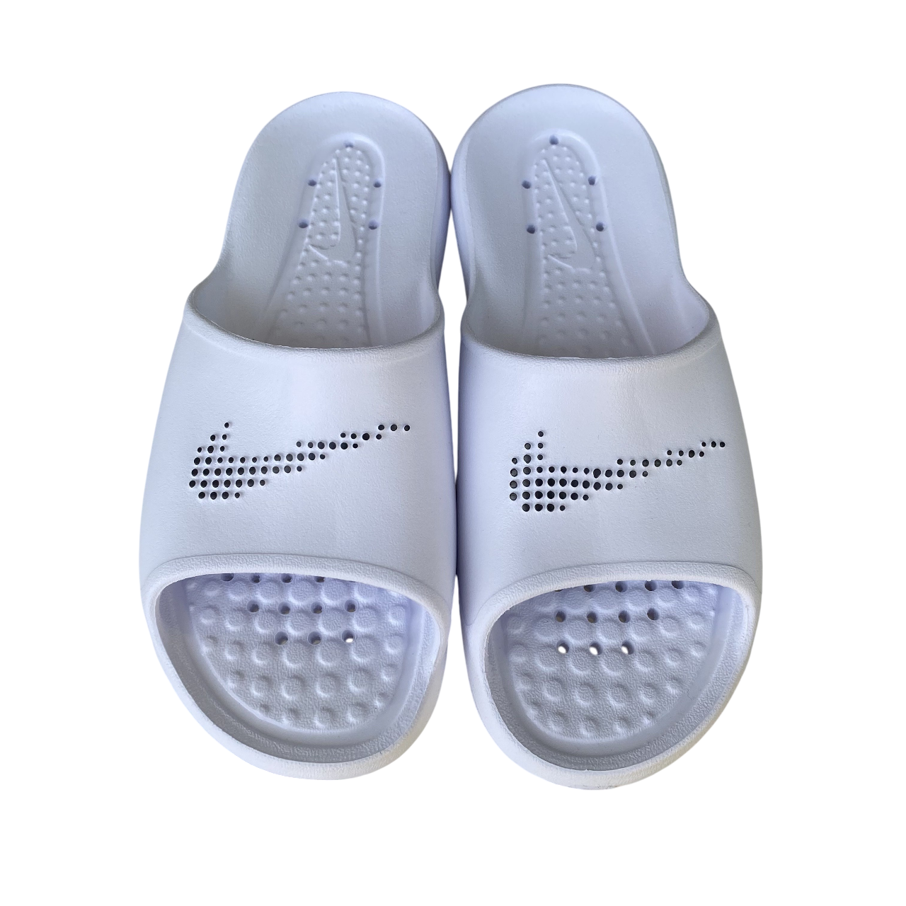 Nike ciabatta da uomo Victori One Shower Slide CZ5478-100 bianco-nero