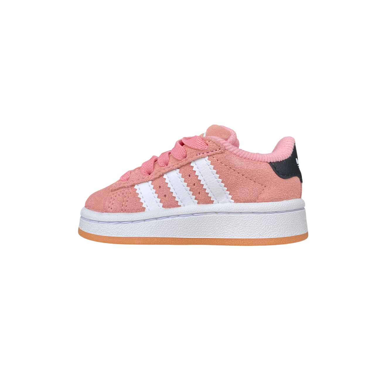 Adidas Originals scarpa sneakers da bambino con strappo e laccio elastico Campus 00s JP5513 rosa-bianco