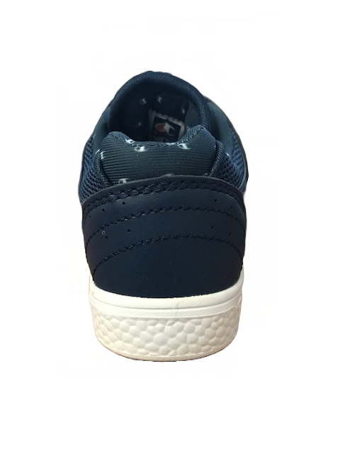 Champion scarpa sneakers da bambino in tela con laccio elastico e strappo Low Cut ultralite S31505 blu