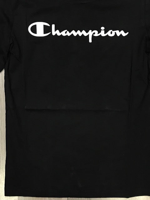 Champion T-shirt manica lunga da ragazzo LONG SLEEVE 305366 kk001 nbk black