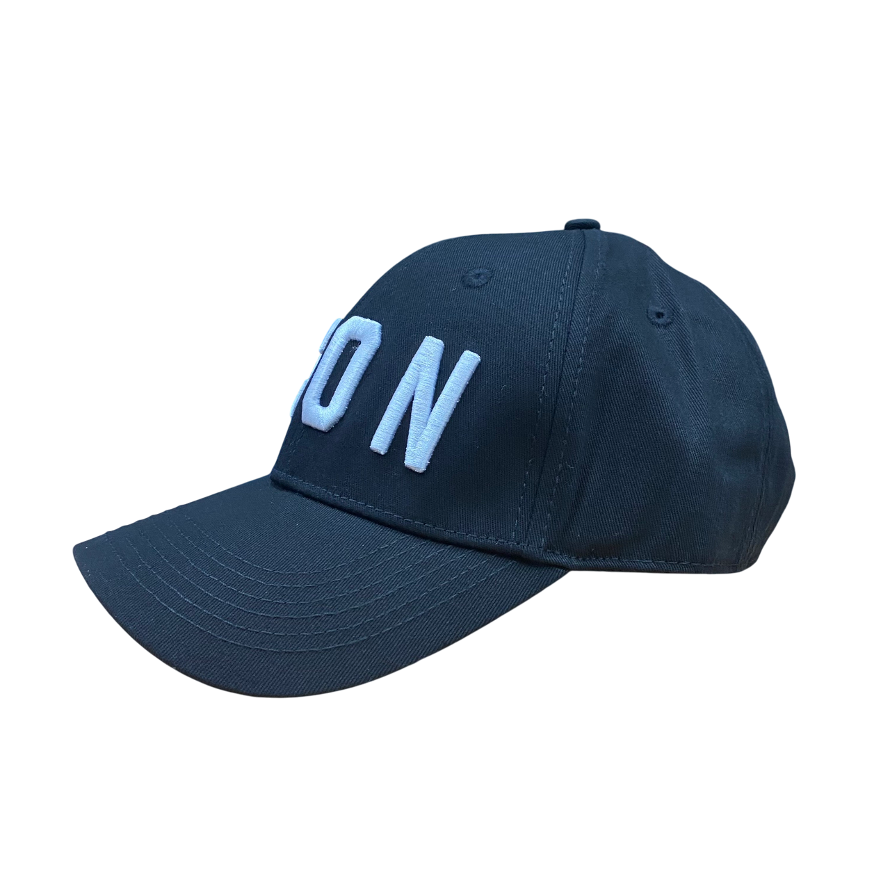 Icon cappellino con visiera curva unisex da adunto con logo ricamato ICXS2S5A049 nero