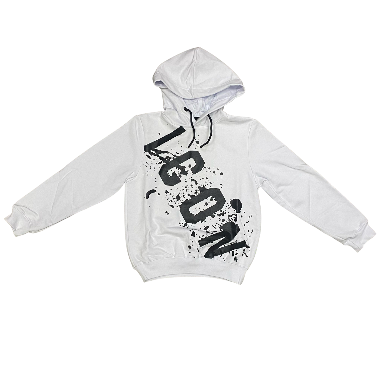 Icon felpa junior con cappuccio con stampa schizzo IBSW00522 bianco