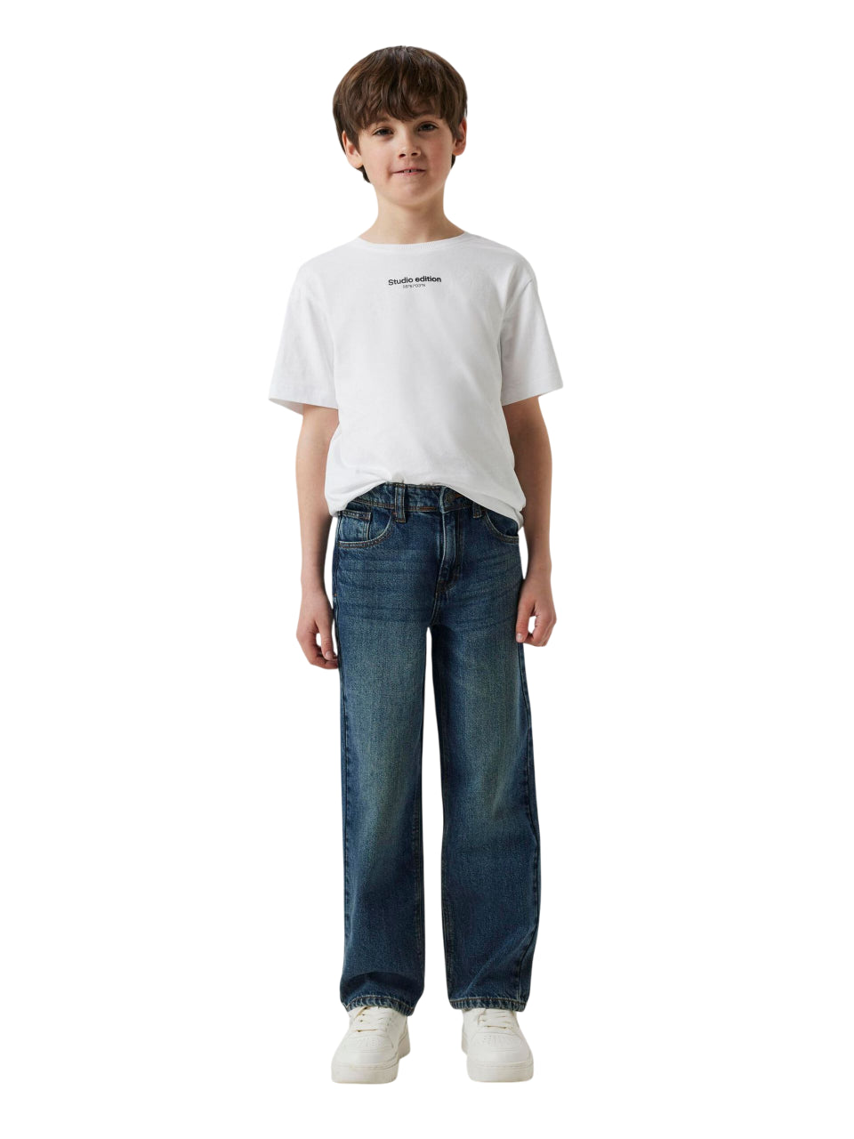 Dettaglio vita regolabile jeans junior Name It con elastico interno per comfort ottimale