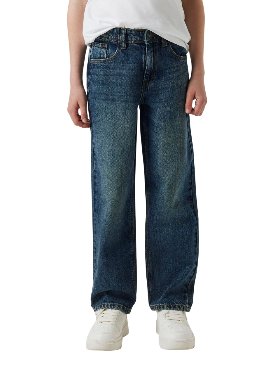 Jeans junior Name It modello MRyan colore blu scuro, taglio dritto per ragazzi 8-14 anni