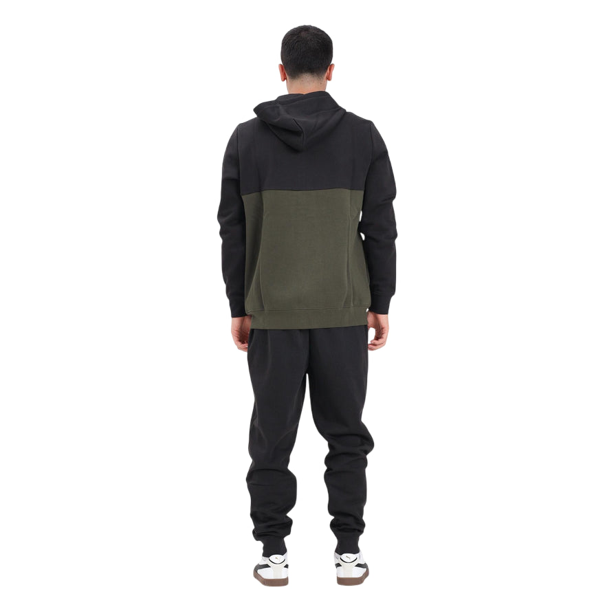 Puma - Tuta Sportiva Uomo con Cappuccio 692158-70 Verde-Nero