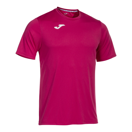 Maglia sportiva Joma Combi uomo 100052.500 fucsia fluorescente, tessuto traspirante con girocollo elasticizzato, ideale per calcio e allenamenti