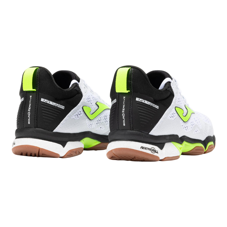 Dettaglio rinforzi termosaldati PROTECTION delle scarpe volley Joma B.Breston 25, tecnologia JOMA SPORTECH