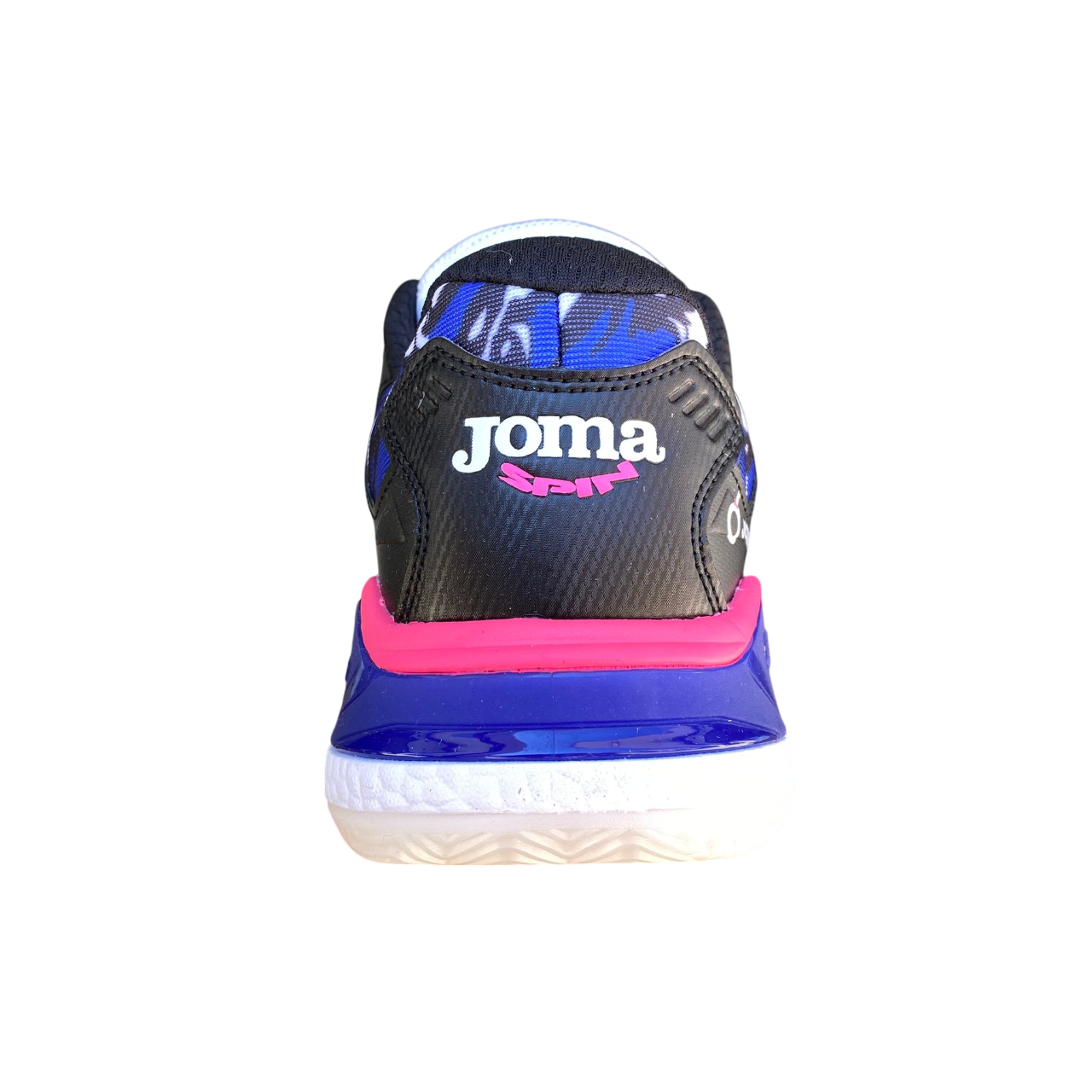 Scarpe da padel Joma Spin Men 2531 bianche per uomo, vista tallone