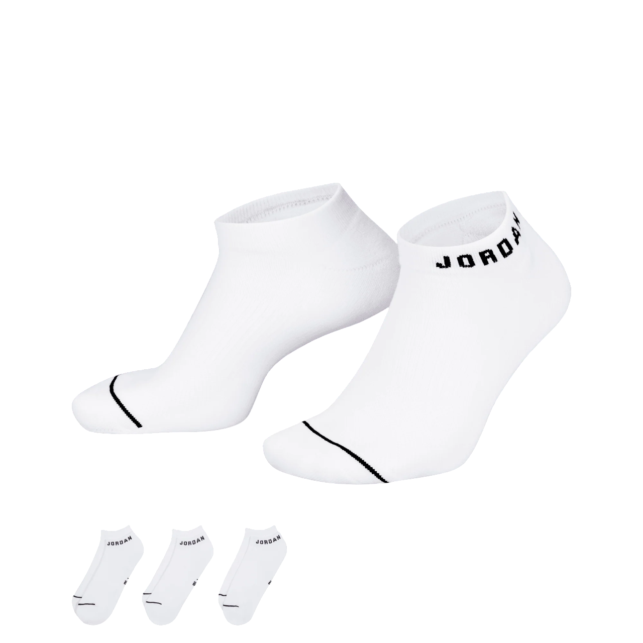 Jordan confezione da 3 paia di calze basse unisex DX9656-100 bianco