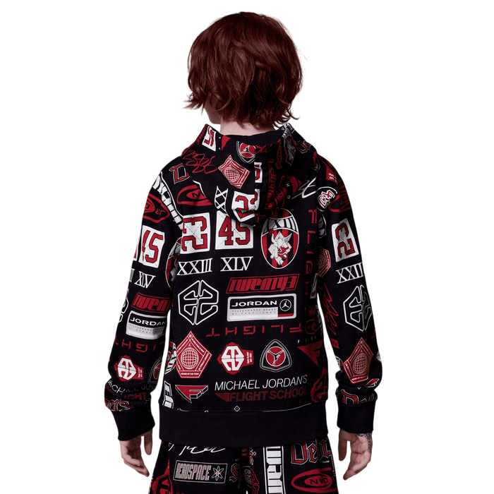 Jordan felpa con cappuccio junior Essentials 95D741-023 nero