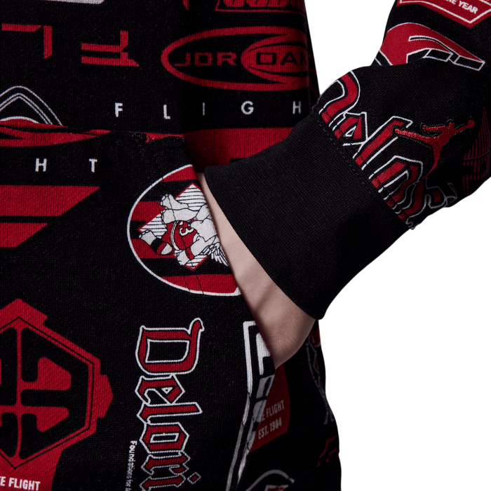 Jordan felpa con cappuccio junior Essentials 95D741-023 nero