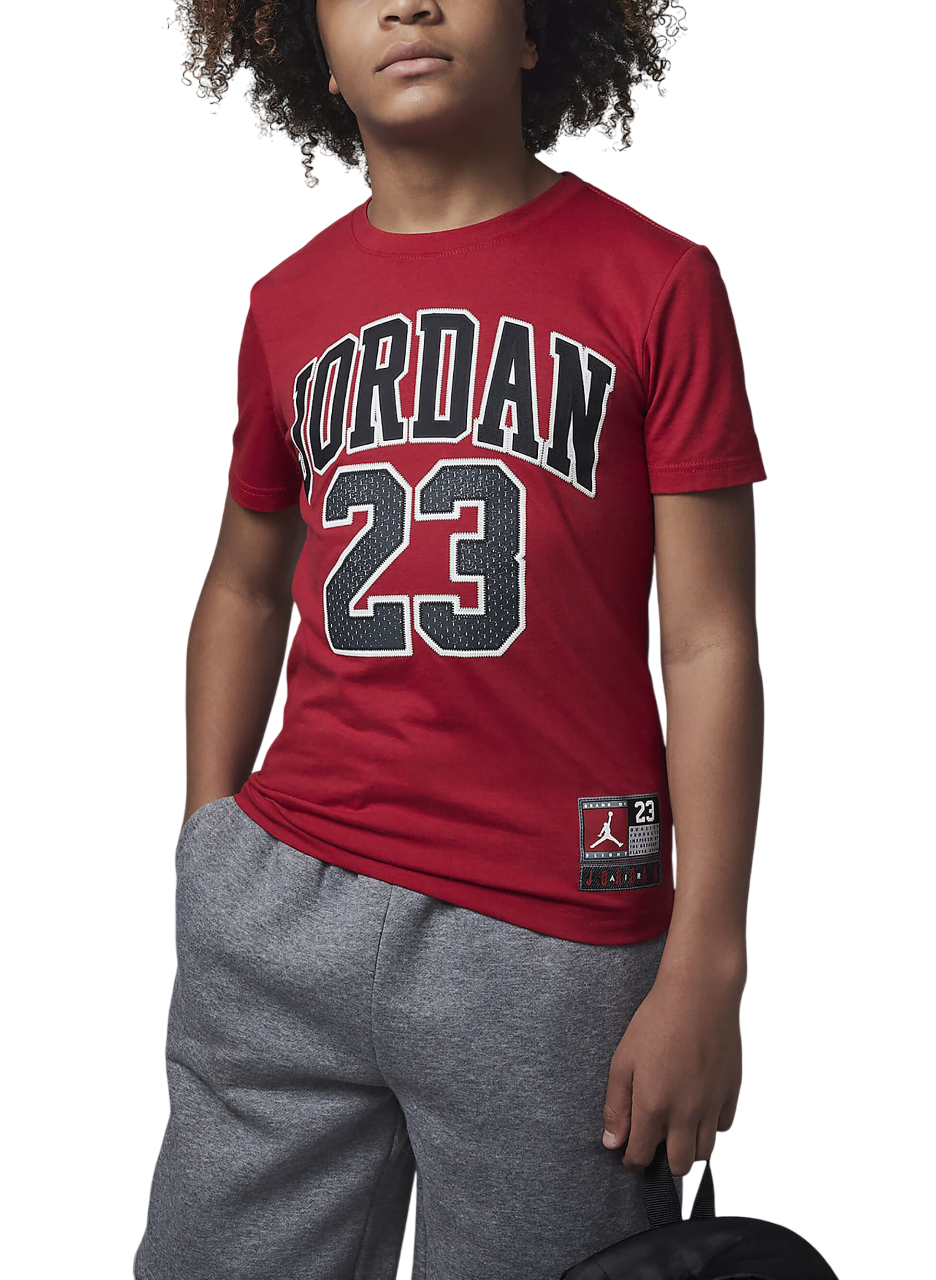 Jordan maglietta manica corta da ragazzo Practice Flight 95A088-R78 rosso
