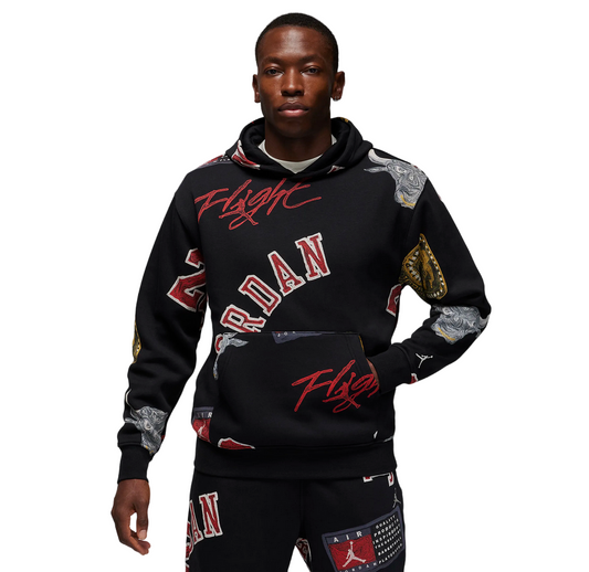 Jordan felpa con cappuccio da uomo Brooklyn FN4545-010 nero