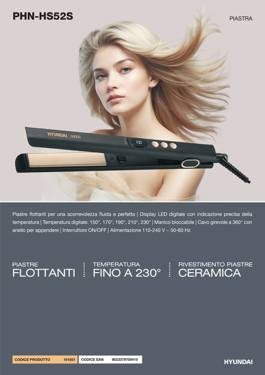 PHN-HS52S | PIASTRA PER CAPELLI
