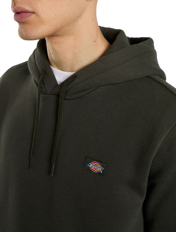 Dickies Felpa Uomo Cappuccio Oakport DK0A4XCDOGX Verde