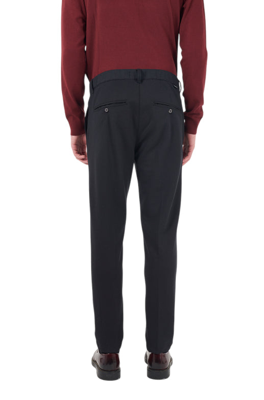 Yes Zee Pantalone Uomo con Coulisse ed Elastico - P680 WL00 Nero