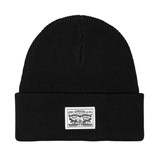 Levi's Berretto Backpatch 000J40003 Regular Black – Berretto Uomo 100% Cotone Maglia, Comfort, Stile Iconico e Recensioni Eccezionali