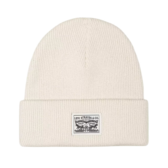 Levi's Berretto Backpatch 000J70001 Regular Crema – Berretto Uomo 100% Cotone Maglia, Comfort, Stile Iconico e Recensioni Eccezionali