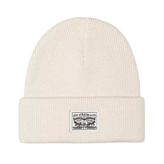 Levi's Berretto Backpatch 000J70001 Regular Crema – Berretto Uomo 100% Cotone Maglia, Comfort, Stile Iconico e Recensioni Eccezionali