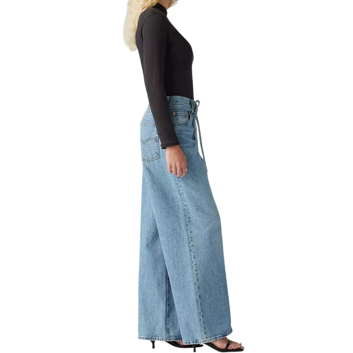 Levi’s Jeans Donna XL Straight A87010004 Blu – Oversize Trendy, Comfort Everyday e Stile Unico - laterale