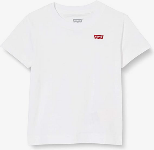 Levi's Kids maglietta manica corta da bambino Batwing Chest Hit 8EA100-001 bianco