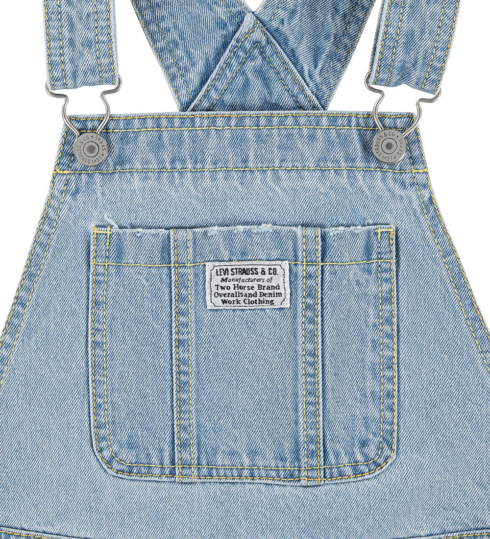 Levi's Kids salopette a pantaloncino junior 3EH030-LA0 blu medio