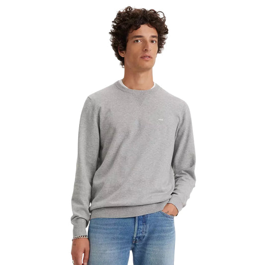 Levi’s – Maglia Uomo Housemark Leggera A72070000 Grigio | Cotone Light, Logo Iconico, Comfort Casual Everyday
