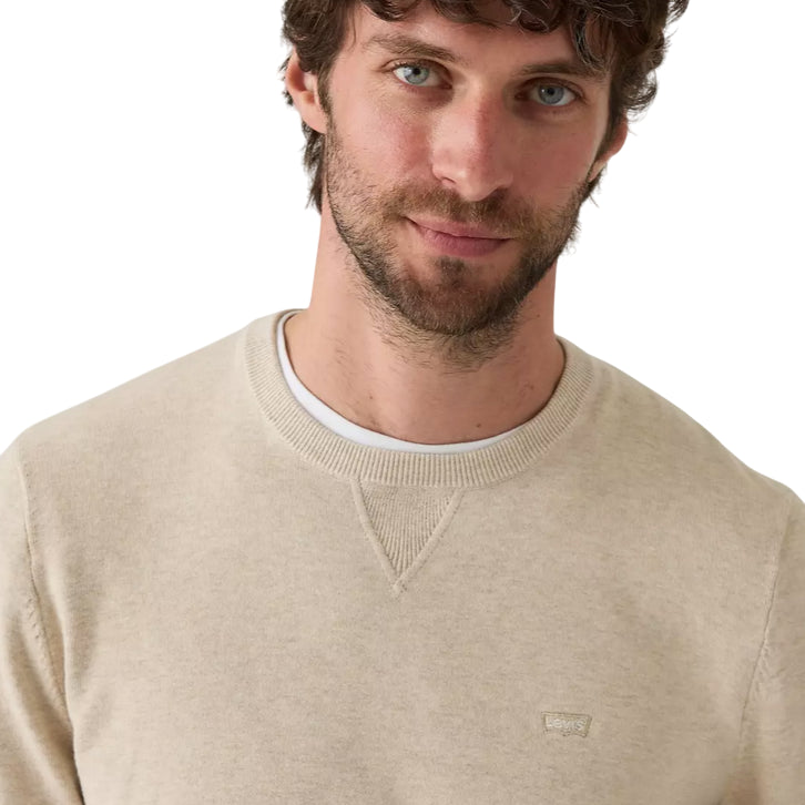 Levi’s – Maglia Uomo Housemark Leggera A72070023 pepe bianco | Cotone Light, Logo Iconico, Comfort Casual Everyday