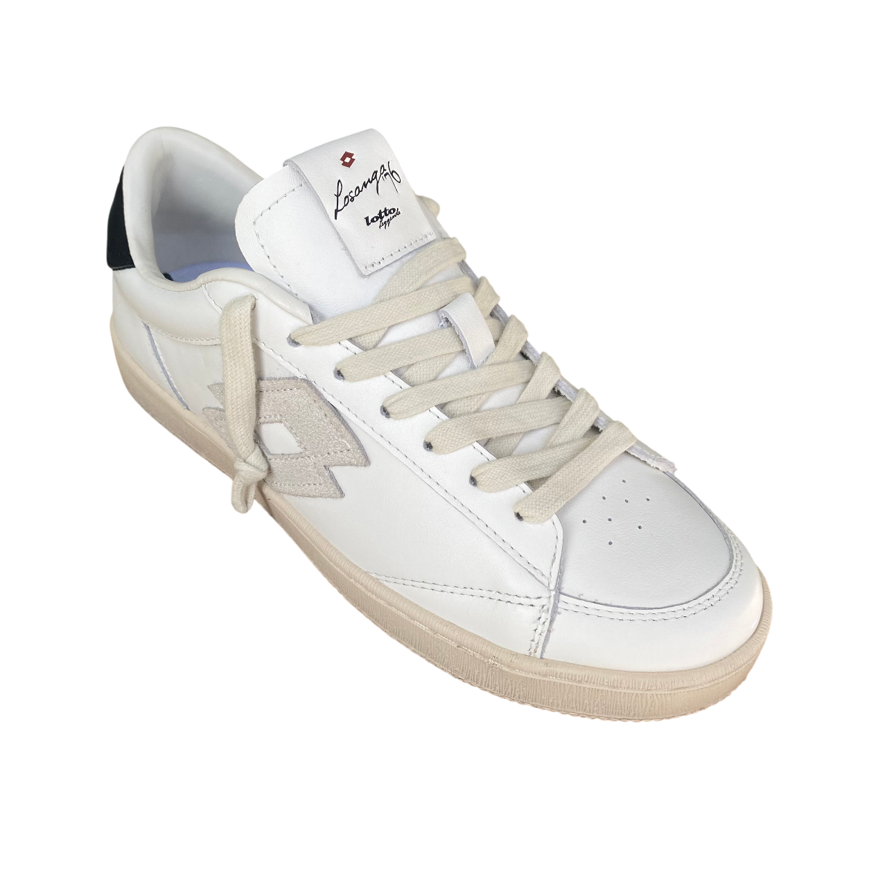 Lotto Leggenda scarpa sneakers da uomo Losanga '76 221891 010 bianco