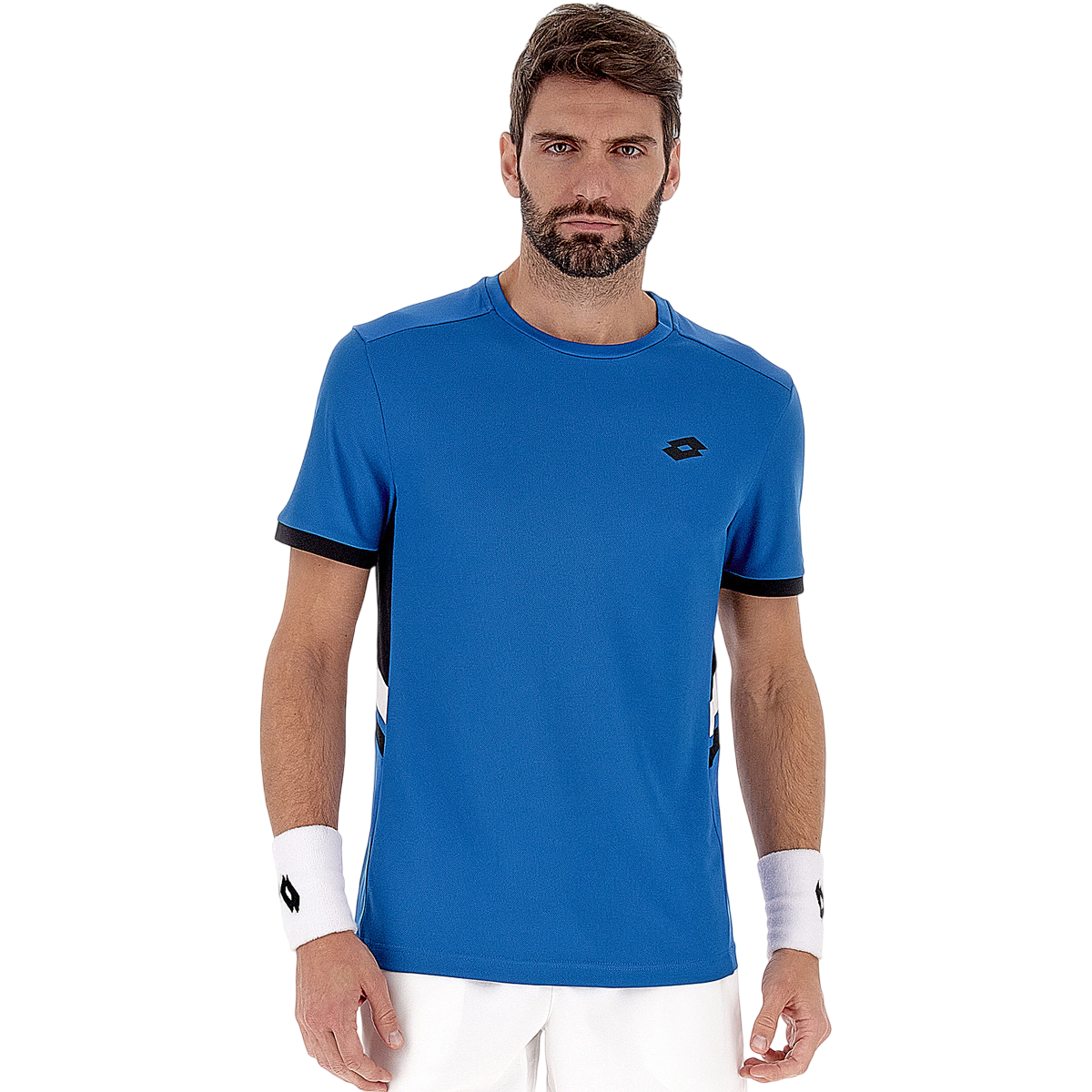 Lotto maglietta manica corta da tennis Squadra III 218787 1P0 azzurro