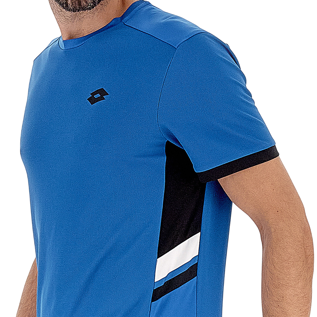 Lotto maglietta manica corta da tennis Squadra III 218787 1P0 azzurro