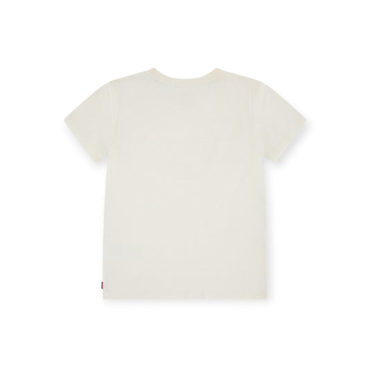 Levi's Kids maglietta manica corta da bambina 1ER169-W1E bianco antico
