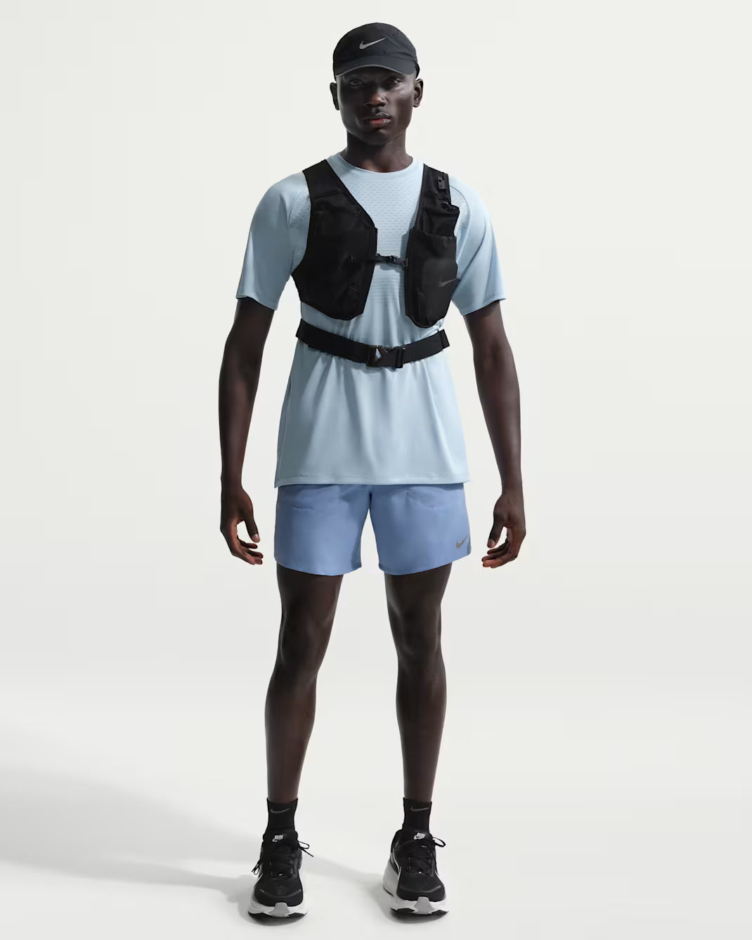 Nike Stride Maglia da running a manica corta Dri-FIT ADV – Uomo HV5203-440 Light Armory Blue