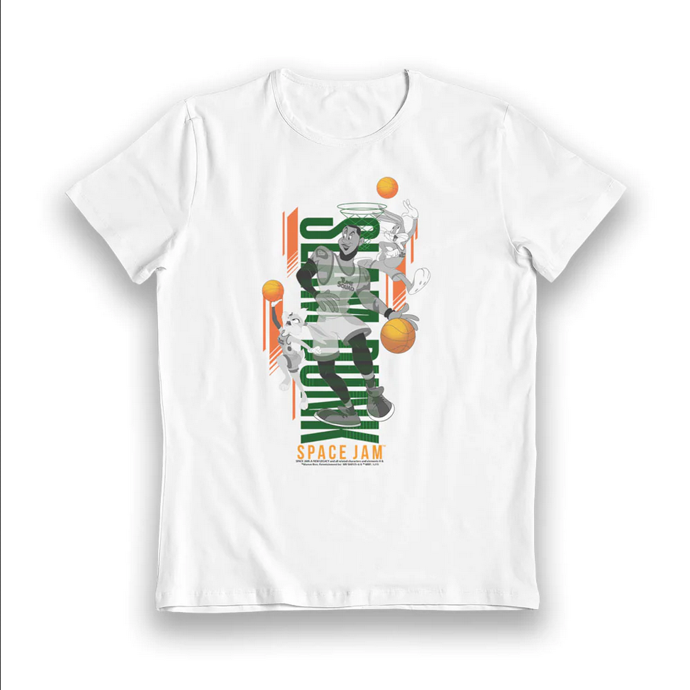 Maglietta T-Shirt Space Jam Slam Dunk per bambini