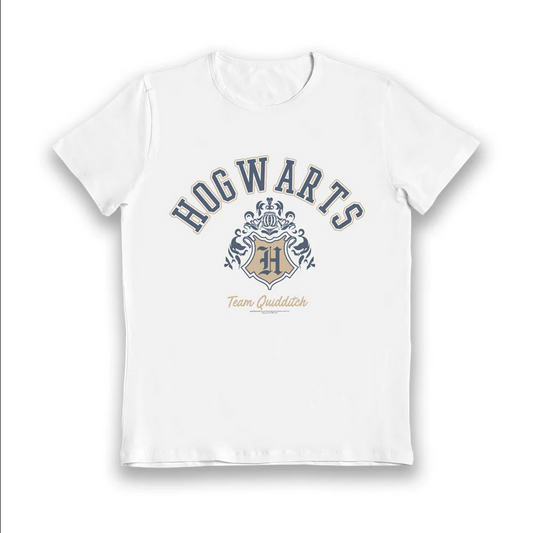 Maglietta Harry Potter Quidditch Bambino 5056438932692 - T-Shirt Ufficiale Hogwarts Cotone 100%