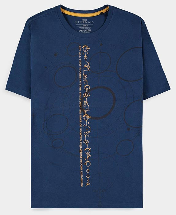 T-Shirt Marvel The Eternals Script Blu Ufficiale 8718526338409 | Cotone 100% Unisex S-XXL – Il