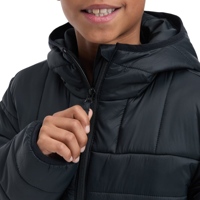 McKinley Piumino con Cappuccio da Ragazzo Alix 432360-057 Nero – Protezione Invernale, Comfort e Stile Outdoor