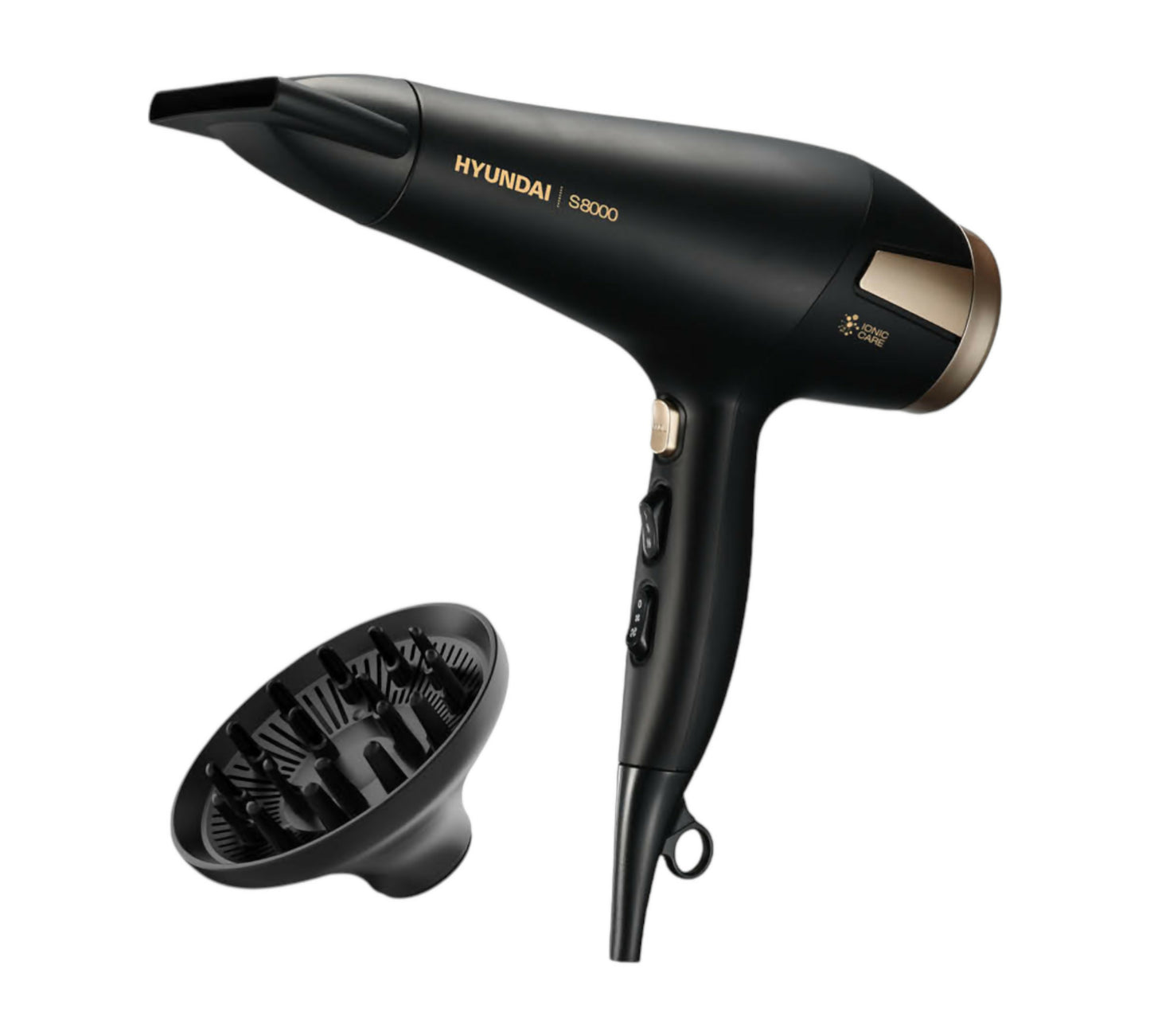 Asciugacapelli Hyundai PHN-HD24ACI 2400W Ionico Diffusore