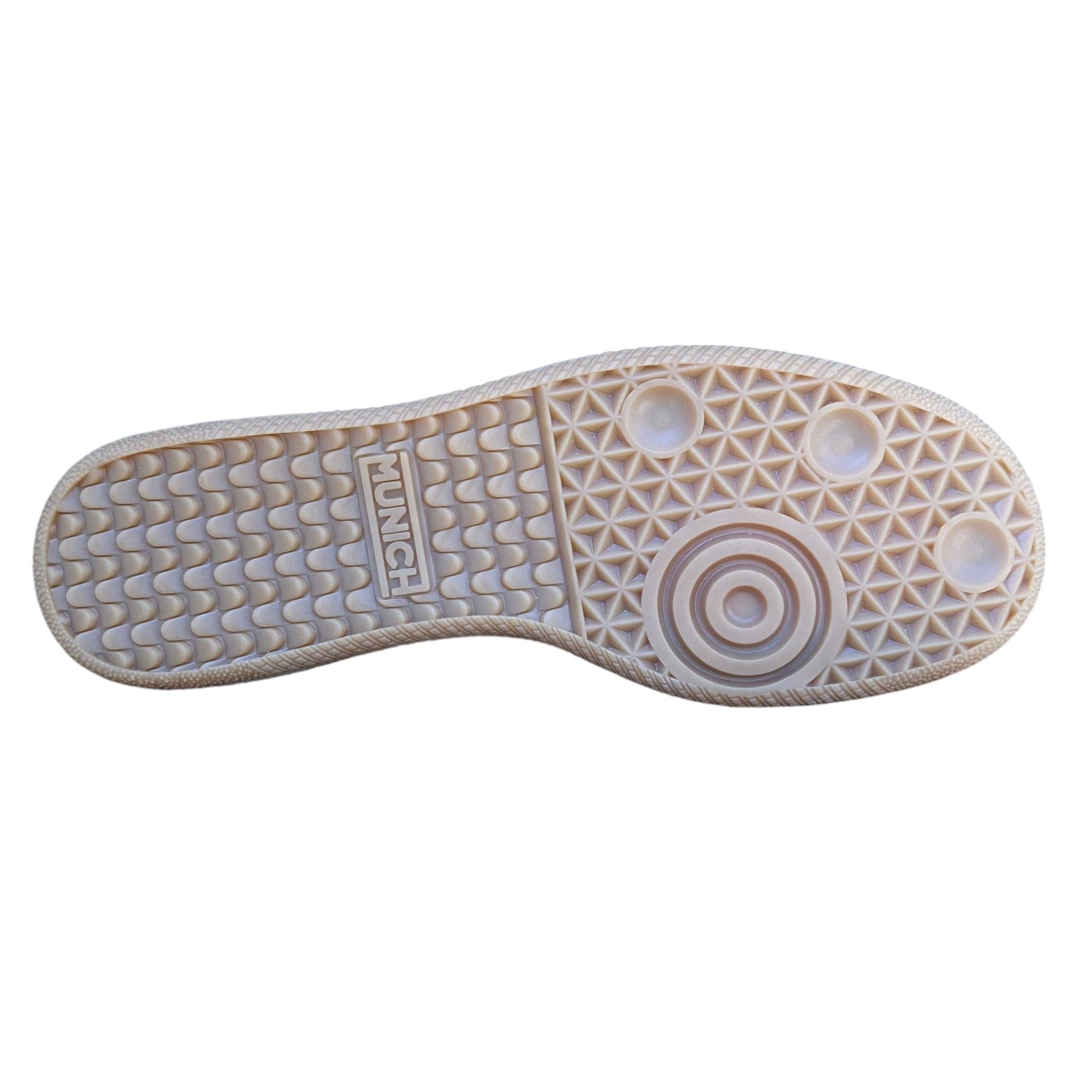 Suola sneakers Munich BARRU 163 8290163 a casco originale dai campi da pallamano con design vintage anni 70