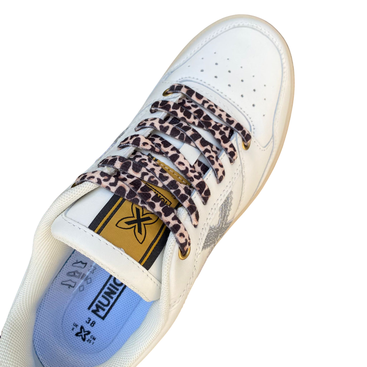 Munich Legit 99 Sneakers Donna Bianco-Grigio Vista Dall'Alto