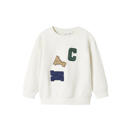 Name it Felpa Girocollo Bambino NYC Bianca 13244799