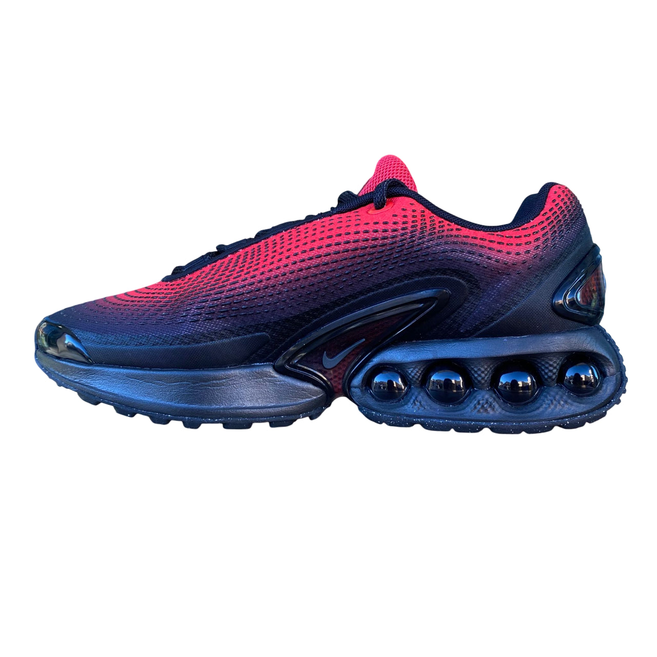 Nike Air Max DN SE HF5531-600 rosso-nero – Sneakers Donna Comfort Air - laterali 