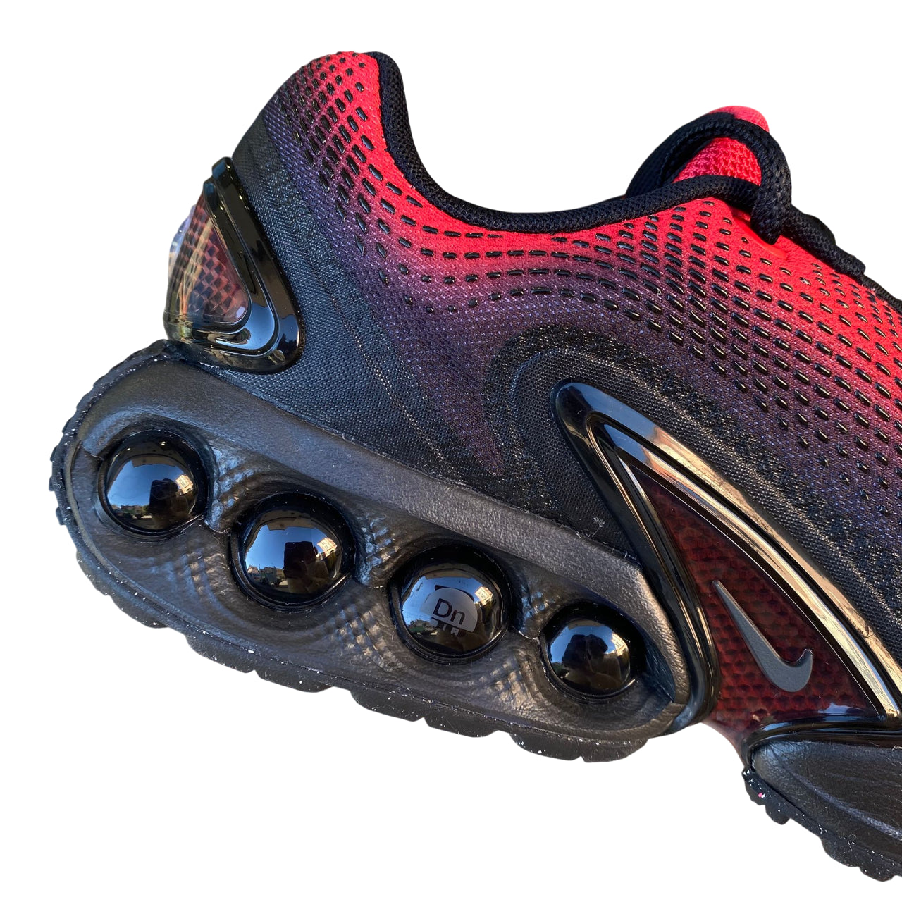 Nike Air Max DN SE HF5531-600 rosso-nero – Sneakers Donna Comfort Air - tallone