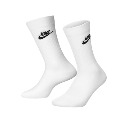 Nike Calze Everyday Essential (3 paia) - Mid-Length, Bianche DX5025-100