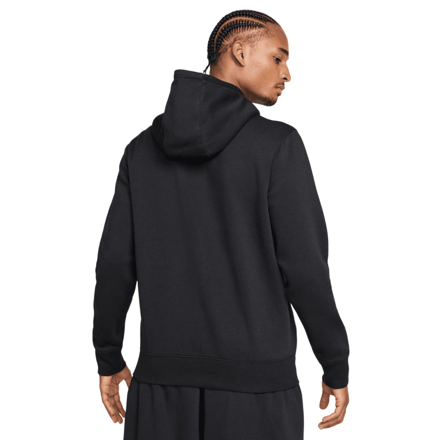 Nike Club Fleece Felpa Full-Zip Hoodie - FN3861-010 Nero