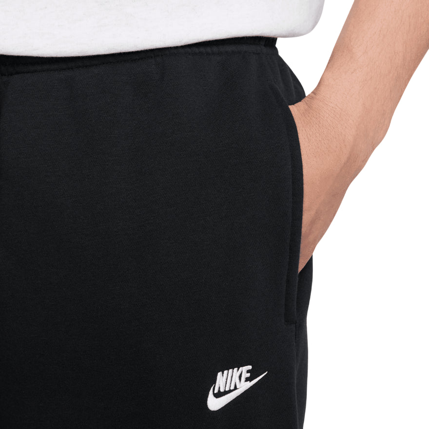 Nike FN3787-010 - Pantaloni Jogger Club Uomo in Fleece Nero - DETTAGLIO TASCA