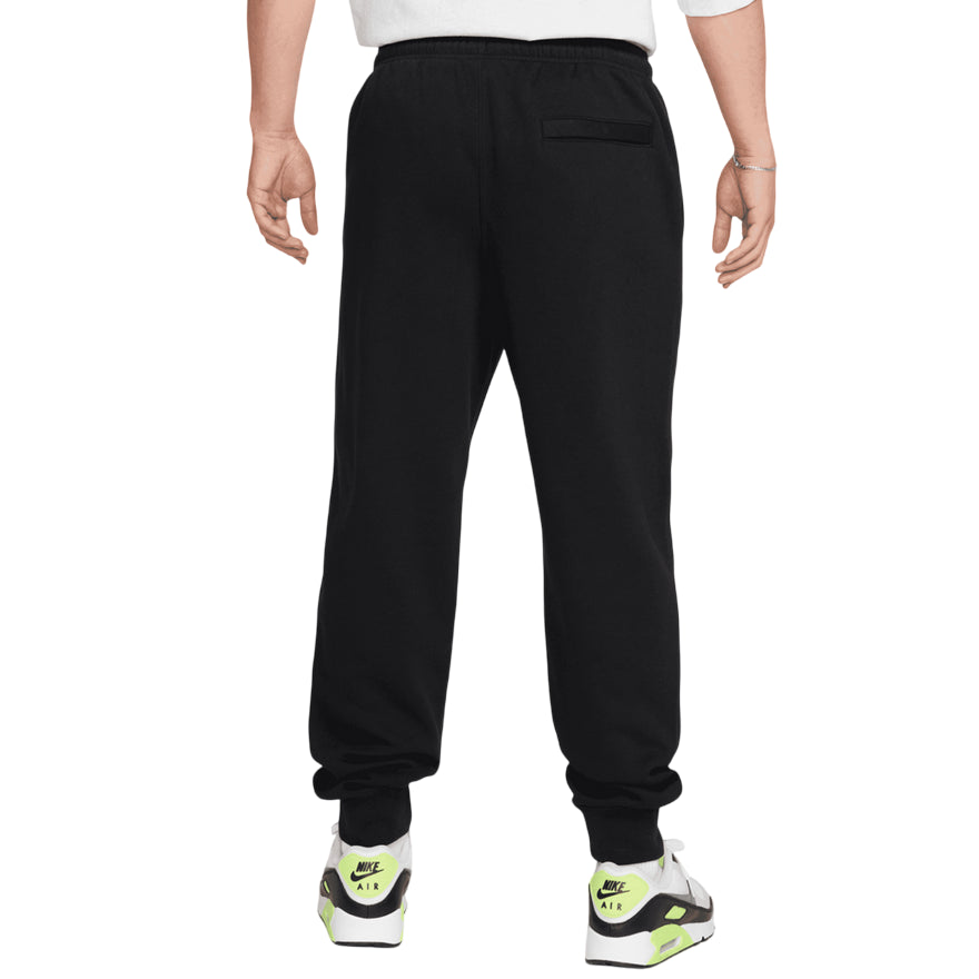 Nike FN3787-010 - Pantaloni Jogger Club Uomo in Fleece Nero - VISTA POSTERIORE