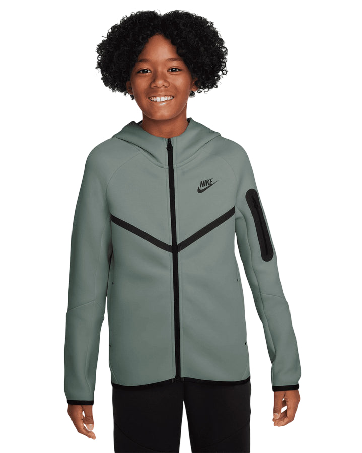 Nike Felpa Junior Tech Fleece HV5867-364 Verde – Calore e Stile