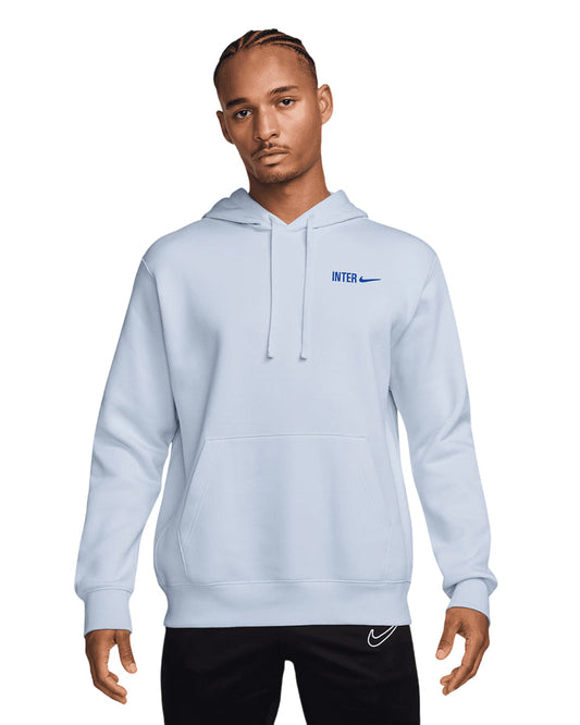 Nike Felpa Pullover con Cappuccio Inter Club HM2874-085 Grigio – Comfort, Stile Urban e Passione Nerazzurra