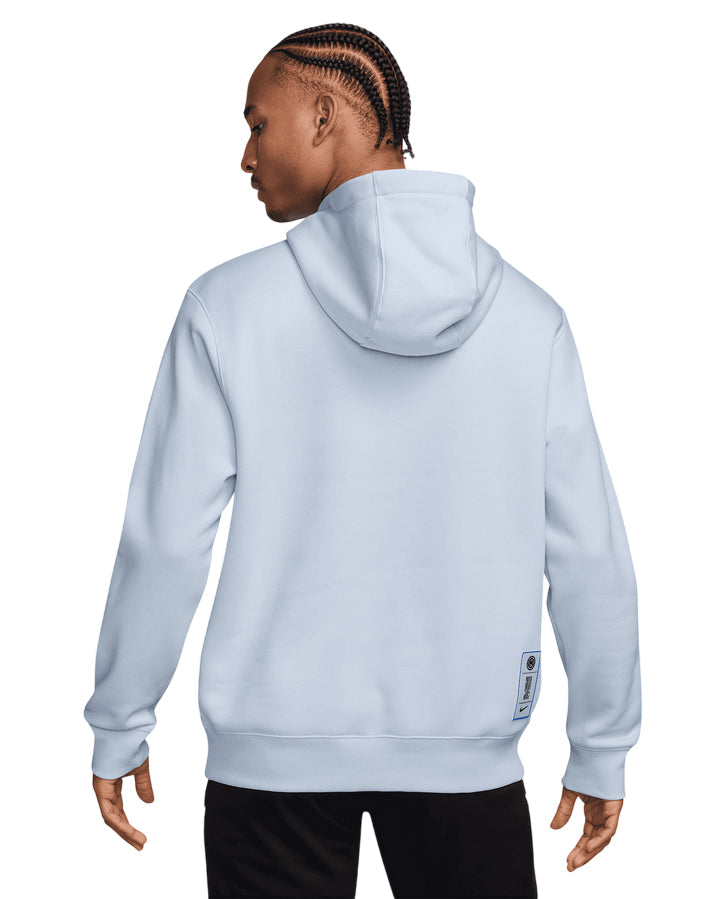 Nike Felpa Pullover con Cappuccio Inter Club HM2874-085 Grigio – Comfort, Stile Urban e Passione Nerazzurra